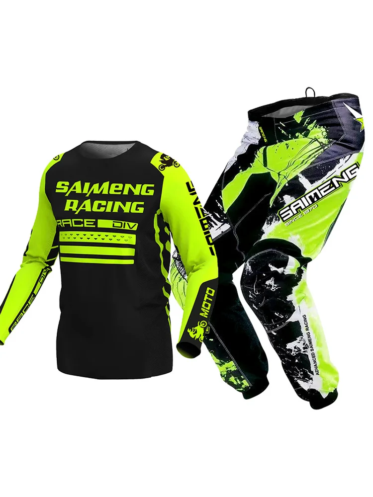 motocross gear set for kids Dirt Bike racing suit boy girl Downhill Jersey Pant Kits Youth children Motorcycle Off-road MX ATV