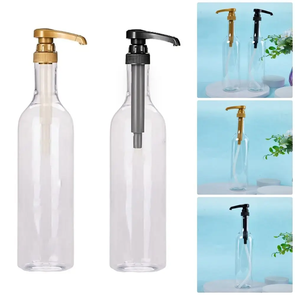 Coffee Syrup Bee Drip Plastic Storage Dispenser Pump Bottle Squeeze Milk Bottle Honey Jar Container Kitchen Accessory