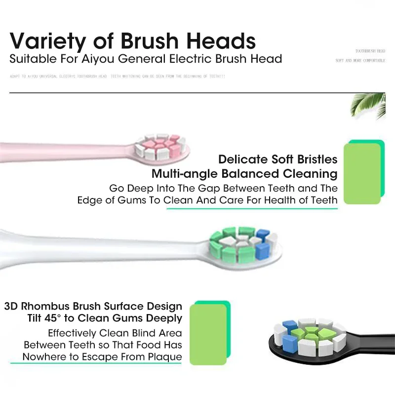 Escova de dentes elétrica limpa cabeças de escova de dentes de substituição para philips adultos hx6014 hx6930 hx6730 hx6530 aparelhos de cuidados pessoais