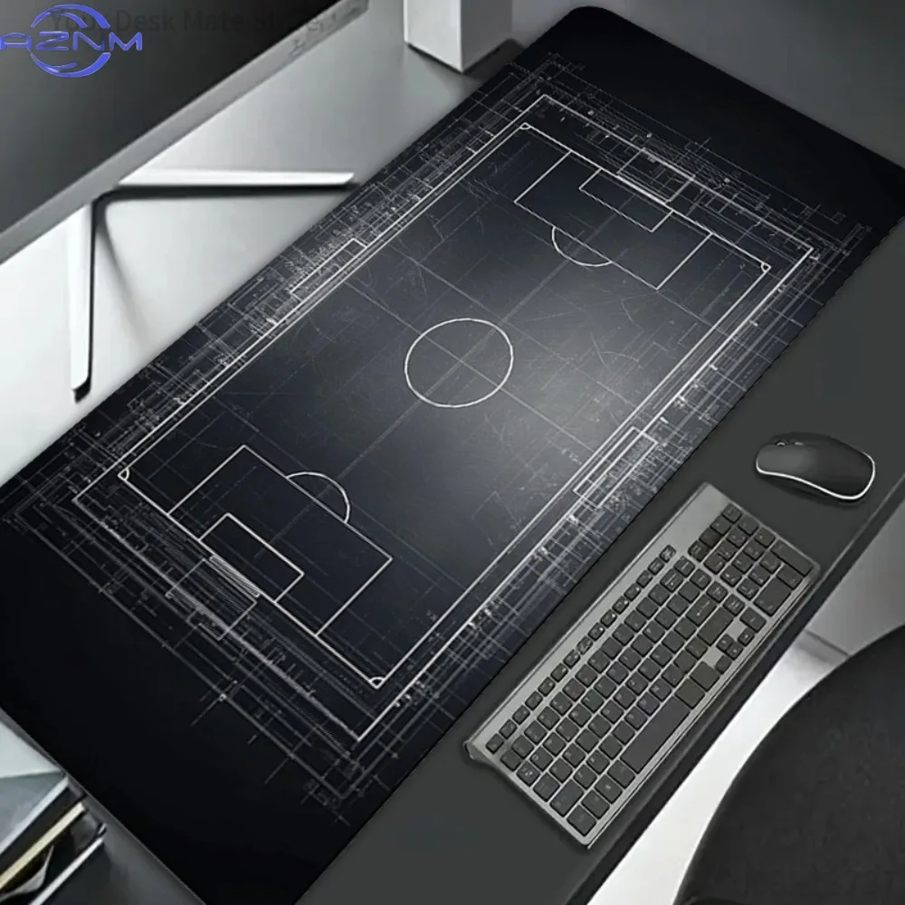 Oversized Soccer Field Gaming Mouse Pad, Non-Slip Sturdy Polyester Office Gamer Desk Mat