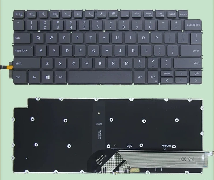 For Dell 14-7490 7491 5498 5490 5491 5493 13-5390 5391 7391 Keyboard with backlight