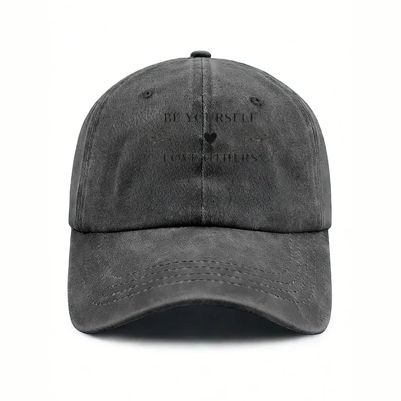 Cute Piggy English Letter Print Pattern Unisex Washable Baseball Cap, Comfortable and Soft, Stylish and Simple, Retro and Fresh, Versatile for Everyday Wear