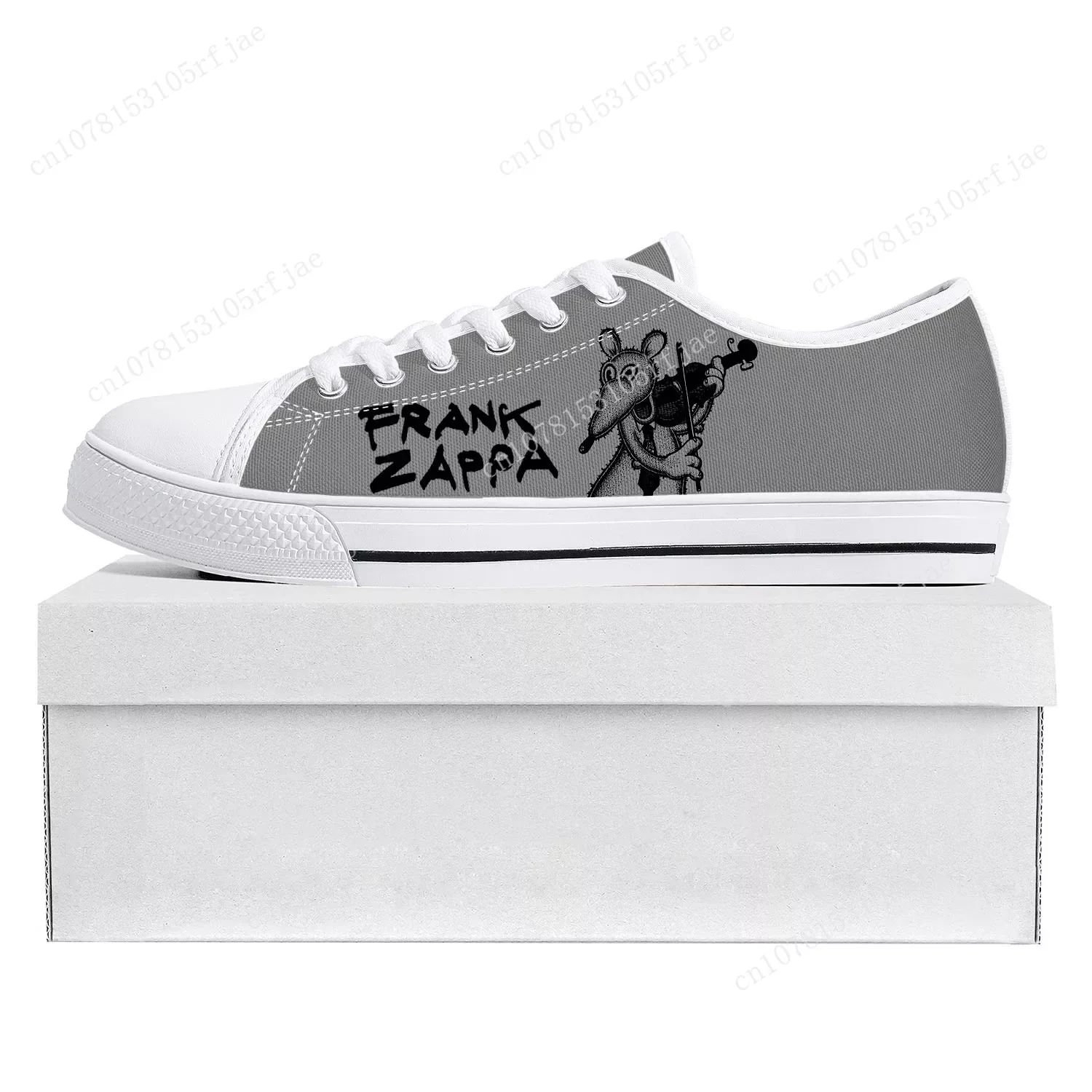 

Frank Zappa Rock Music Low Top High Quality Sneakers Mens Womens Teenager Canvas Sneaker Prode Casual Couple Shoes Custom Shoe