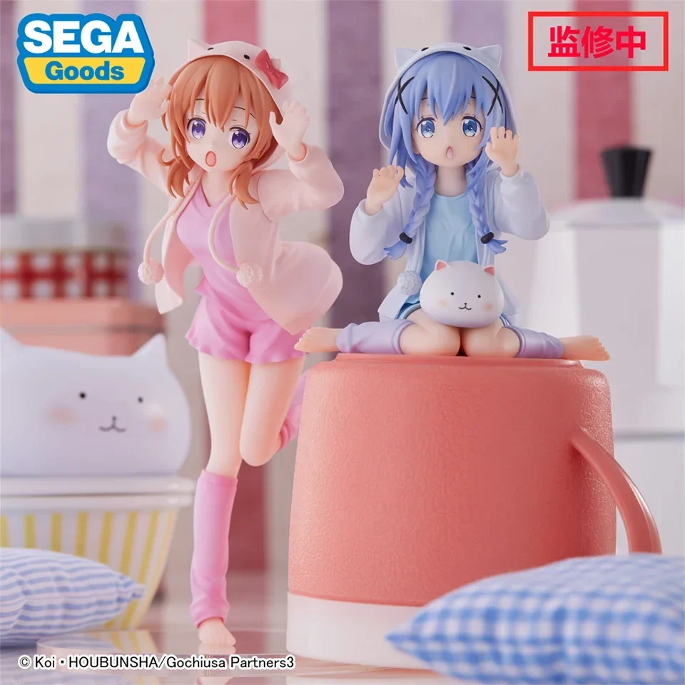 Original Genuine SEGA Is The Order A Rabbit Kafuu Chino Hoto Kokoa Anime Model Toy Gift Collection Action Figure in Stock