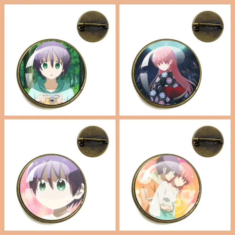 Anime Character Fly Me to the Moon Yuzaki Nasa And Tsukasa Anime Brooch Badge Backpack Couple Souvenirs Fans' Peripheral Gifts