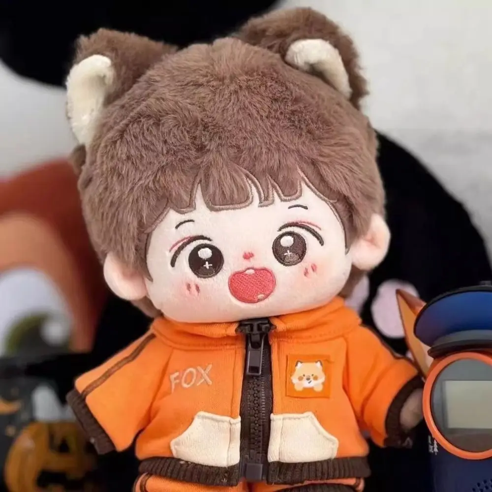 Hoodie 20cm Plush Toy Clothes Baseball Hat Set Overalls Cotton Doll Clothes Sportswear Dress Up Plush Toy Clothes