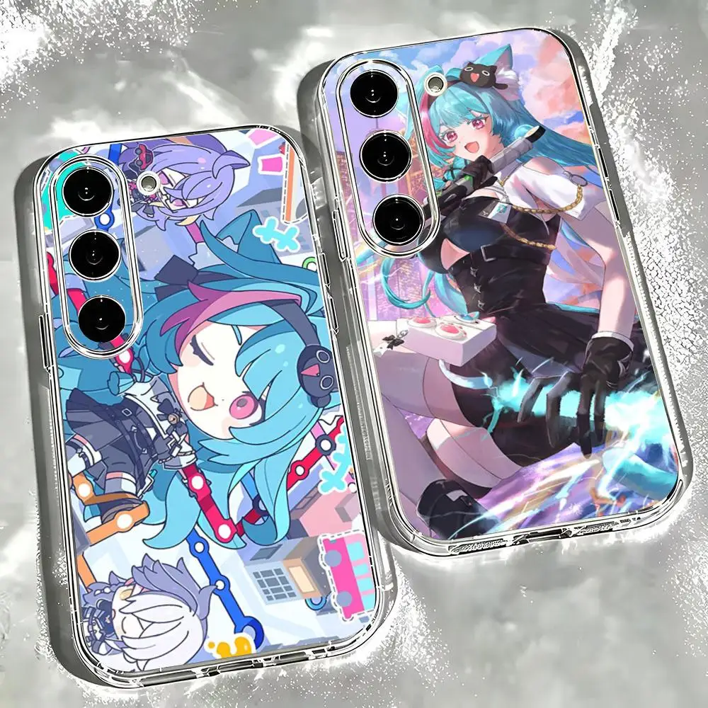 Neverness To Everness-S Mint Nte Phone Case Clear Case For Samsung S26 S25 S24 S23 Plus Ultra Galaxy A34 A54 A13 A23 A33 A53 Tra