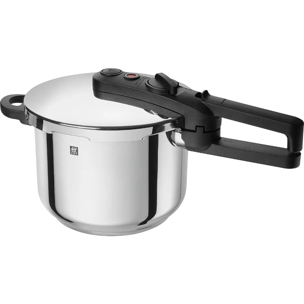

EcoQuick II Pressure Cooker/Steam Pressure Top, Diameter 22 cm, 6 L, for All Hobs Including Induction, 18/10 Stainless