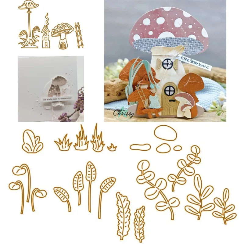 Circular Windows Doors and Lights Metal Cutting Dies Slimline Essentials Scrap Booking Card Stencil Cut Die for DIY Handmade