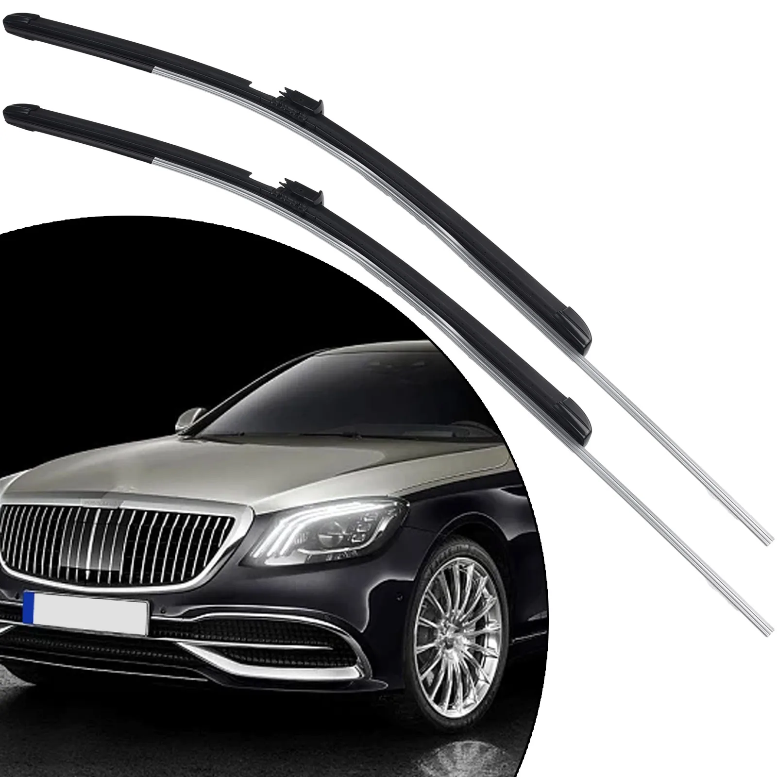 

Reliable Heated Washer Front Windshield Wiper Blade for Mercedes S450 S550 S550e S560 Fits S63 For AMG 2014 2020