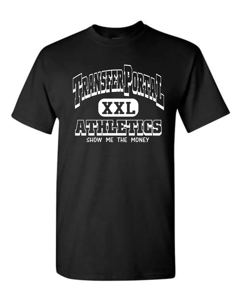 Transfer Portal Athletics SHOW ME THE MONEY Unisex Tee Shirt 185