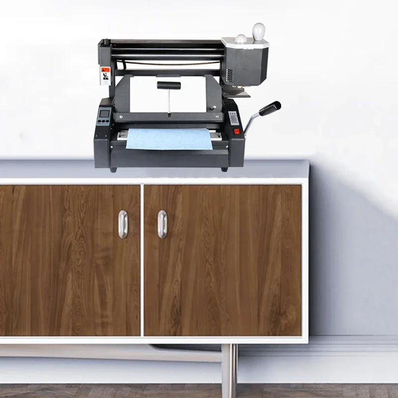 Aggiornamento A4 Indizio Rilegatrice Manuale Senza Fili Desktop Piccolo Raccoglitore Grafica per Ufficio Colla Hot Melt Rilegatura di Grani Rilegatura Elettrica