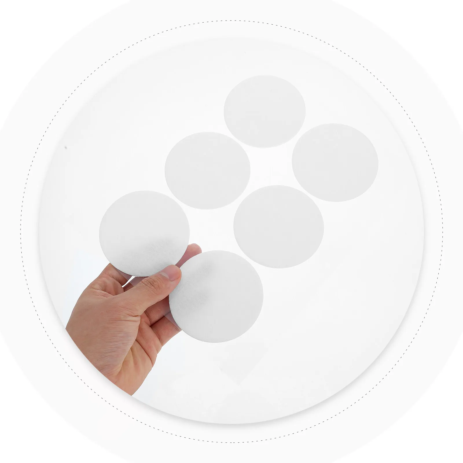 

24pcs Mushroom Growing Filter Pads Single Tube Adhesive Discs For Monotub Indoor Greenhouse Lab Cultivation Supplies Replacement