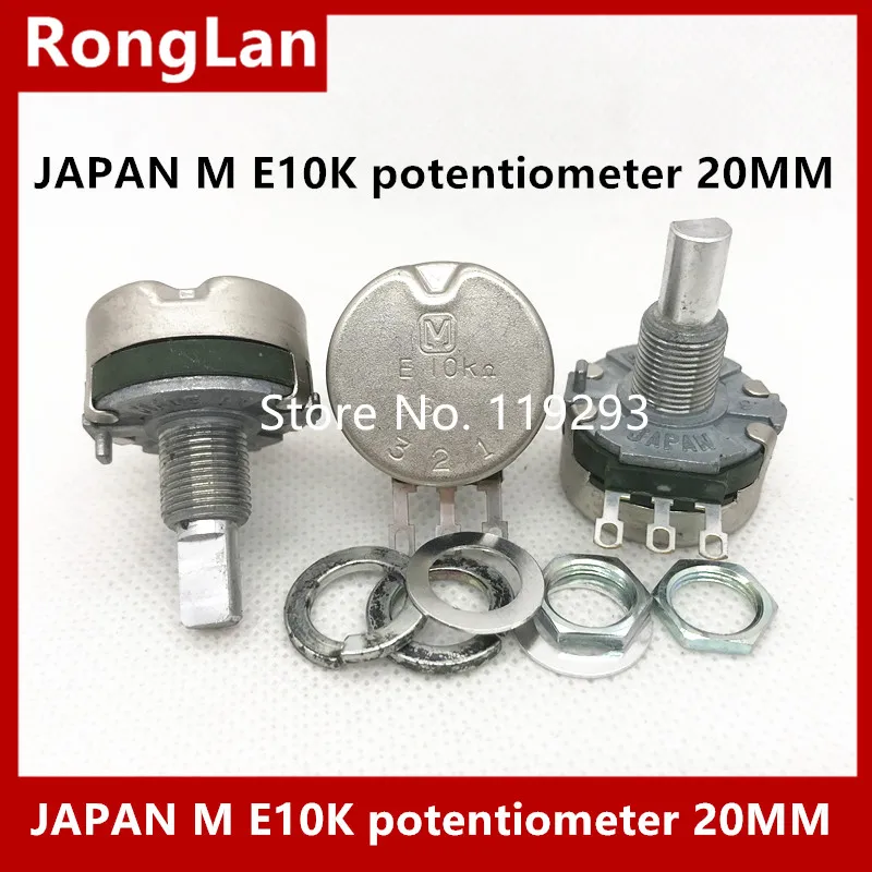 

[BELLA] Japanese imports original E10K potentiometer 10K potentiometer and a half game machine handle 20MM --10PCS/LOT