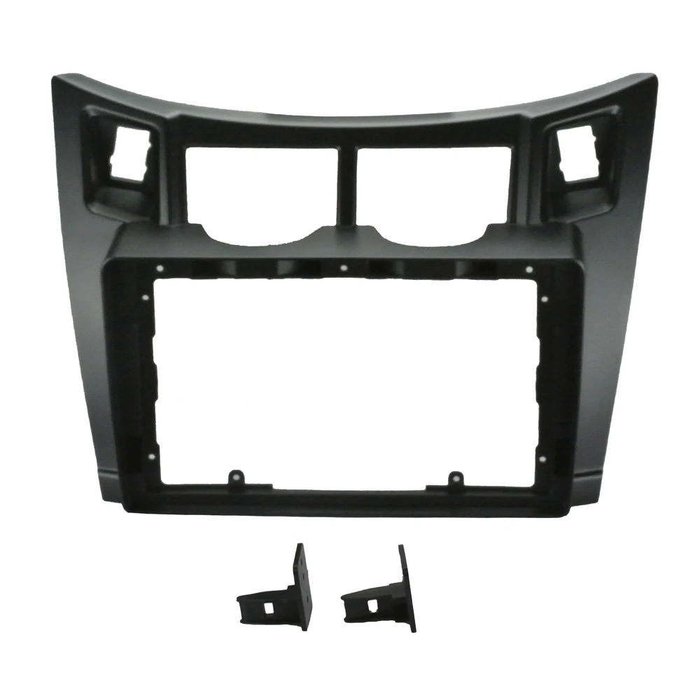 2 Din Car Stereo Radio Frame Fascia Cover Trim Kit pannello per Toyota Yaris Vitz Platz 2005 2006 2007 2008 2009 2010 2011