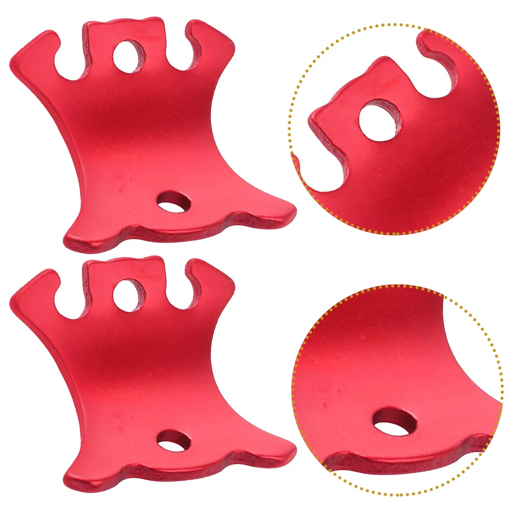 

6Pcs Wind Rope Buckles Mini Lightweight Aluminum Alloy Practical Portable Camping Tent Rope Adjusters Durable Fasteners