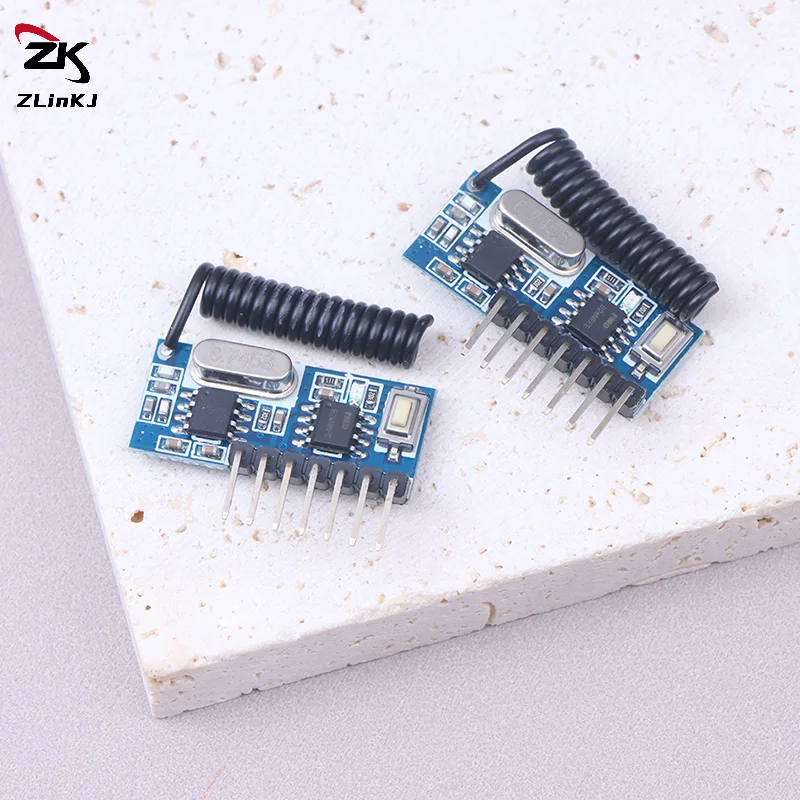 (ZYDD01) 1/2PCS RX480E 433mhz RF Receiver Learning Code Decoder Module 433 mhz Wireless 4CH Output For Remote Controls Encoding