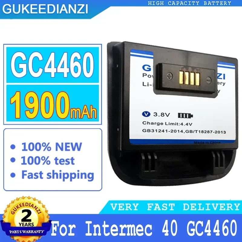 

1900mAh GUKEEDIANZI Battery GC4460 (318-045-001) for Intermec 40 for Intermec40 GC4460 Big Power Bateria