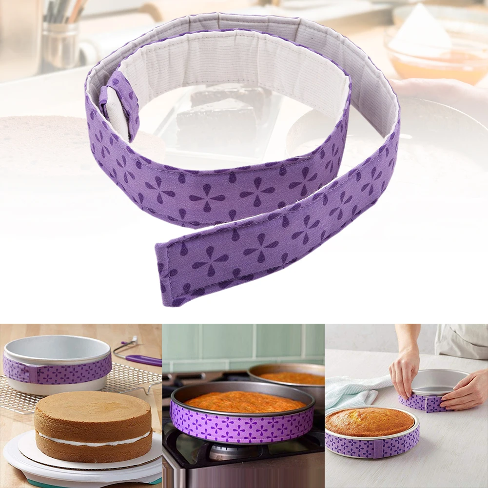 

1-Piece Bake Even Strip Cake Pan Dampen Strips Super Absorbent Thick Cotton Cake Strips for Baking Cake Pan Strips