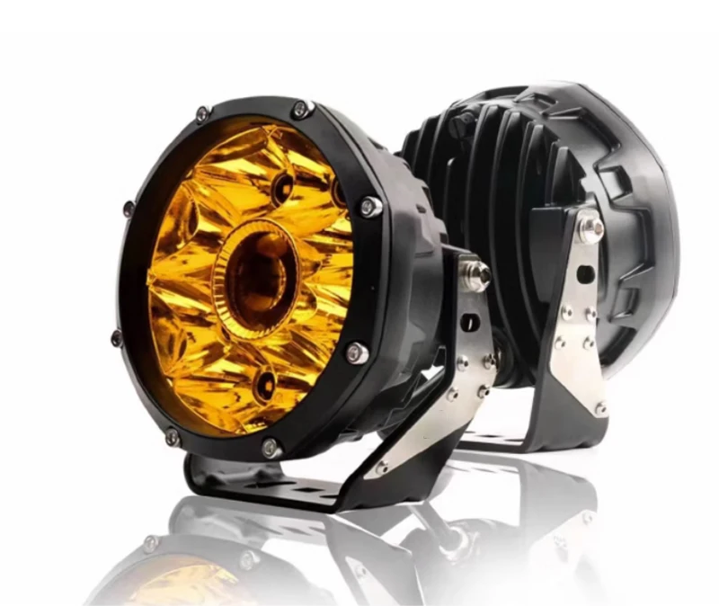 Off-Road Front Bar LED Spotlight, luz forte, super brilhante, feixe alto, luz da arma, apto para tanque 300 laser, 5 em, 7 em