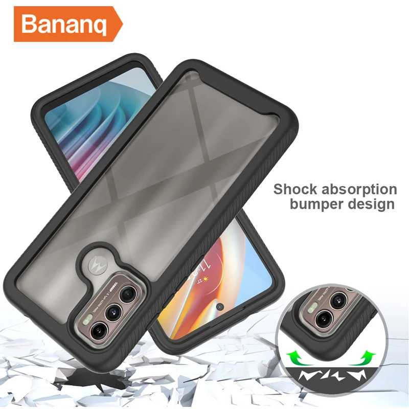 Bananq All Inclusive Case For Motorola G9 Plus Power G10 G20 G30 G60 G13 G14 G22 G23 G31 G32 G42 G52 G53 G54 G62 G82 G84 Cover