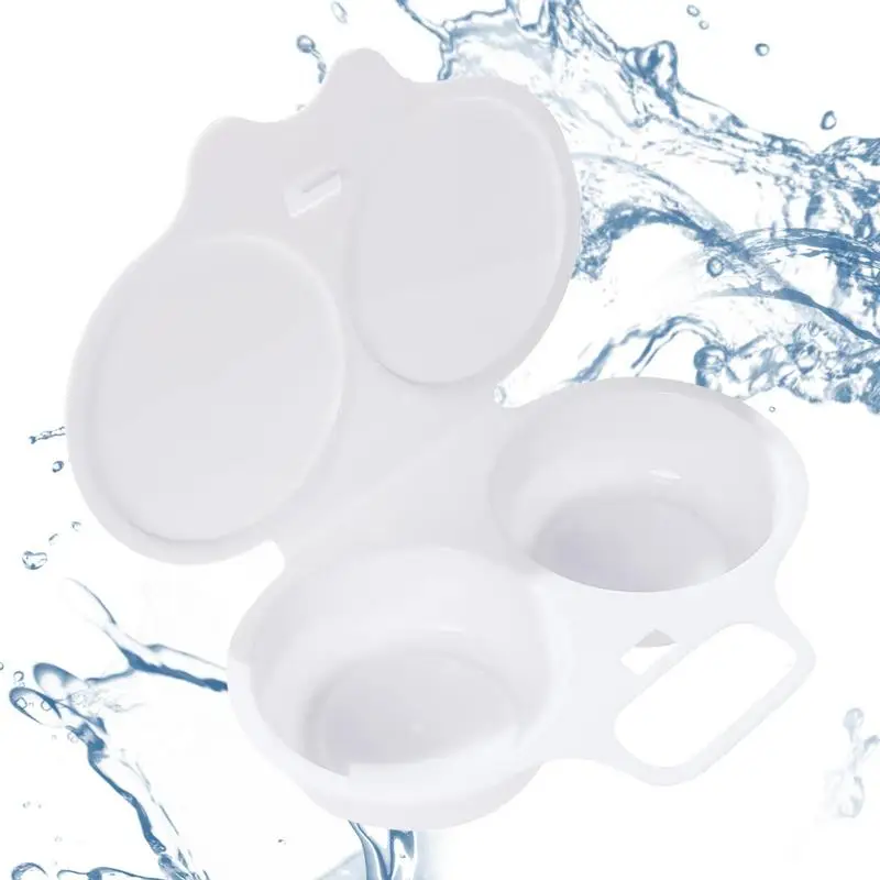 1pcs Food Grades Plastic Microwave Cooking Eggs Steamer Convenient Kitchen Cooking Mold Egg Poacher Fried Egg Tool
