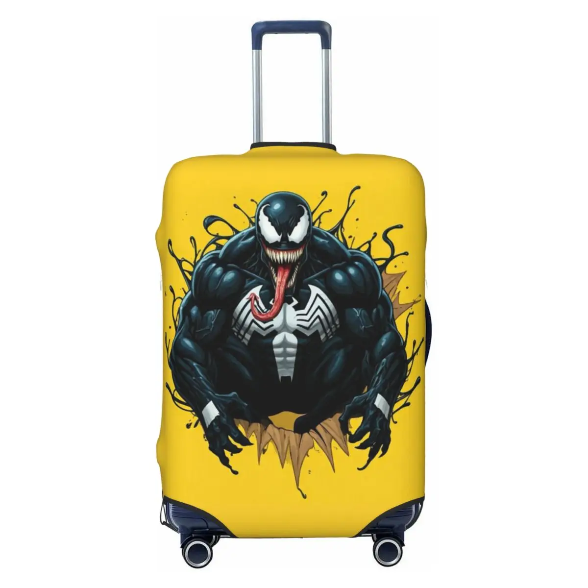 

Чехол для дорожного чемодана с изображением персонажей фильма «Веном», моющийся, защитный, подходит для чемоданов 18-32 дюймов