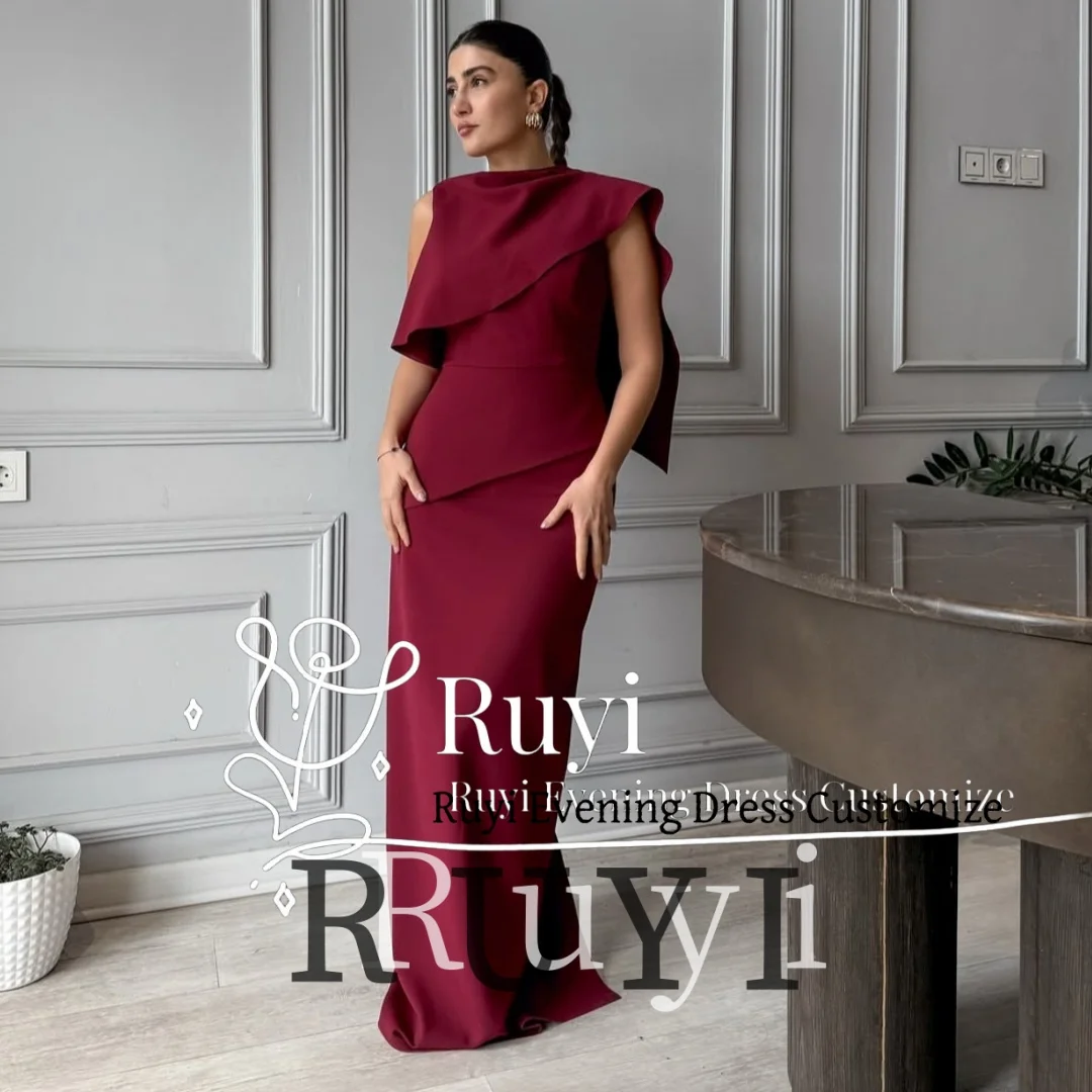 

Customized Elegant Evening Dresses for Special Occasion Burgundy Sleeveless Prom Floor-Length Party Gown