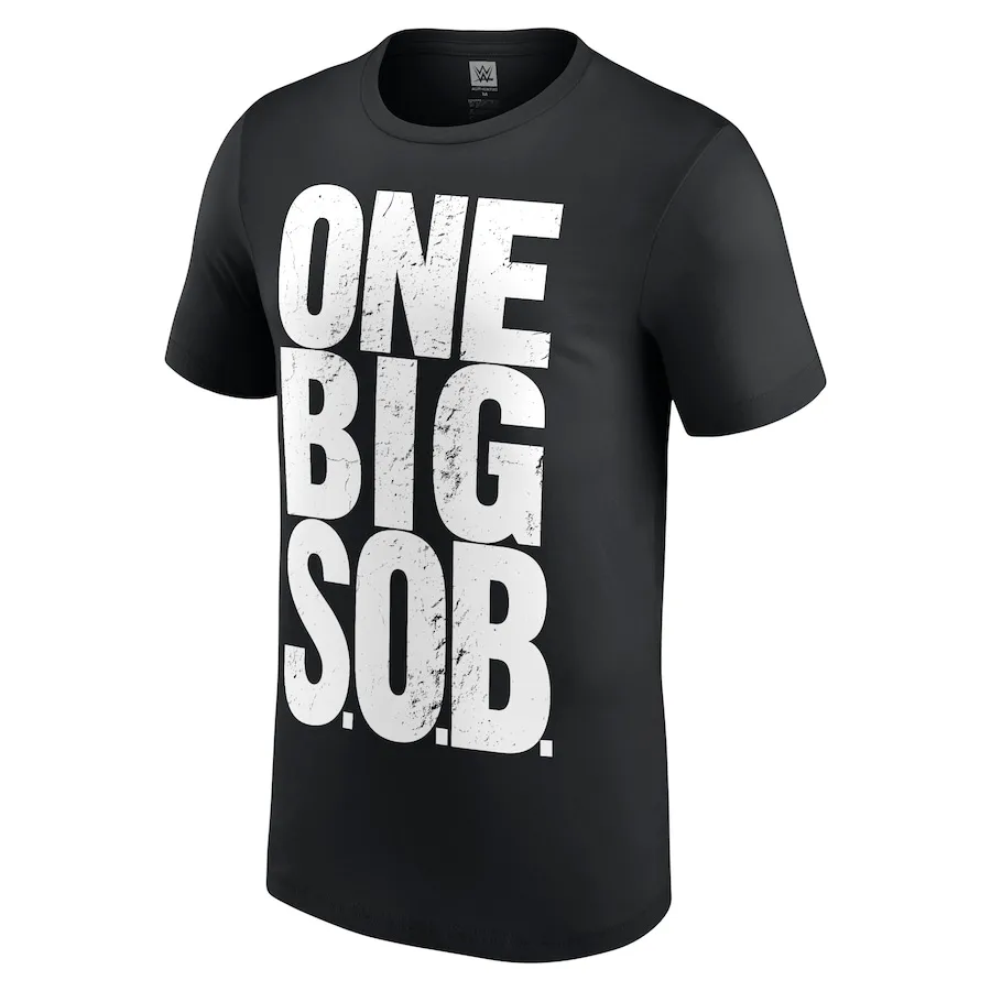 Men's Black Braun Strowman One Big SOB T-Shirt