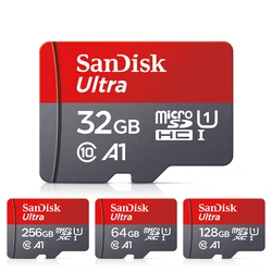 Original Sandisk Memory Card 128GB 64GB 32GB TF micro sd card Class 10 UHS-1 flash card Memory Microsd for Samrtphone PC