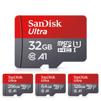 Tarjeta de Memoria Original SanDisk de 128 GB, 64 GB, 32 GB, Tarjeta Micro SD TF Clase 10 UHS-I, Tarjeta de Memoria Flash para Teléfono Inteligente y PC 1