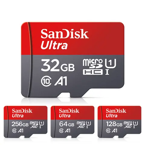 Oryginalna karta pamięci Sandisk 128 GB 64 GB 32 GB Karta pamięci flash TF micro sd klasy 10 UHS-1 Pamięć Microsd do Samrtphone PC