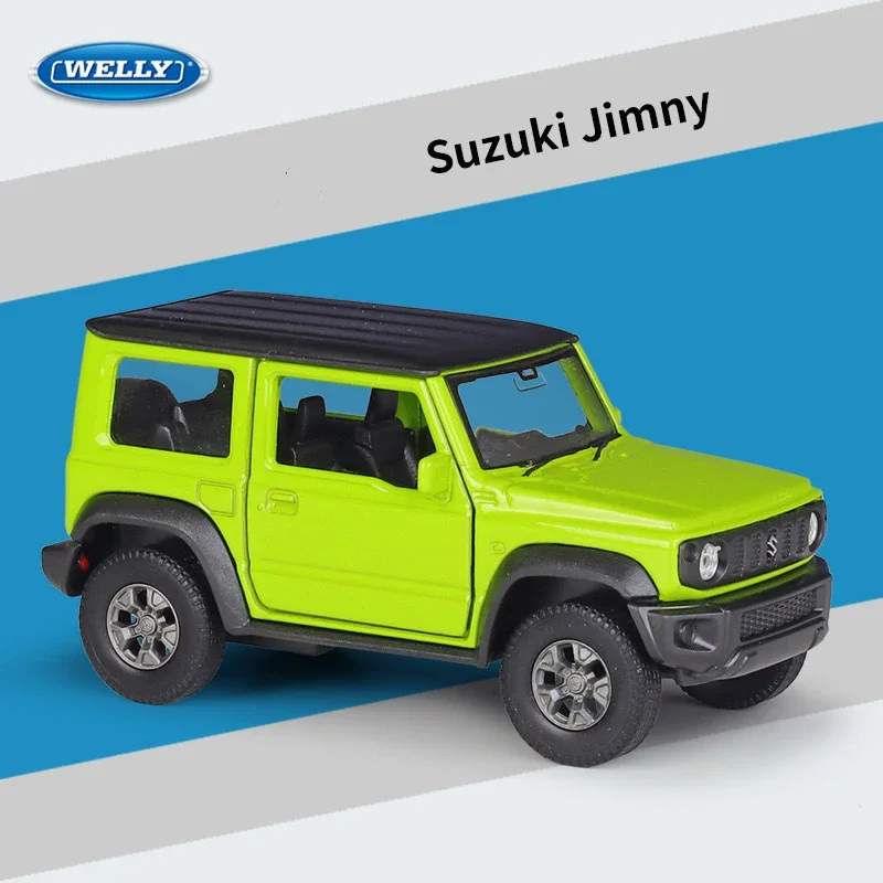 

Модель автомобиля WELLY 1:36 из сплава с имитацией Suzuki Jimny-подходит для детских игрушек и коллекций