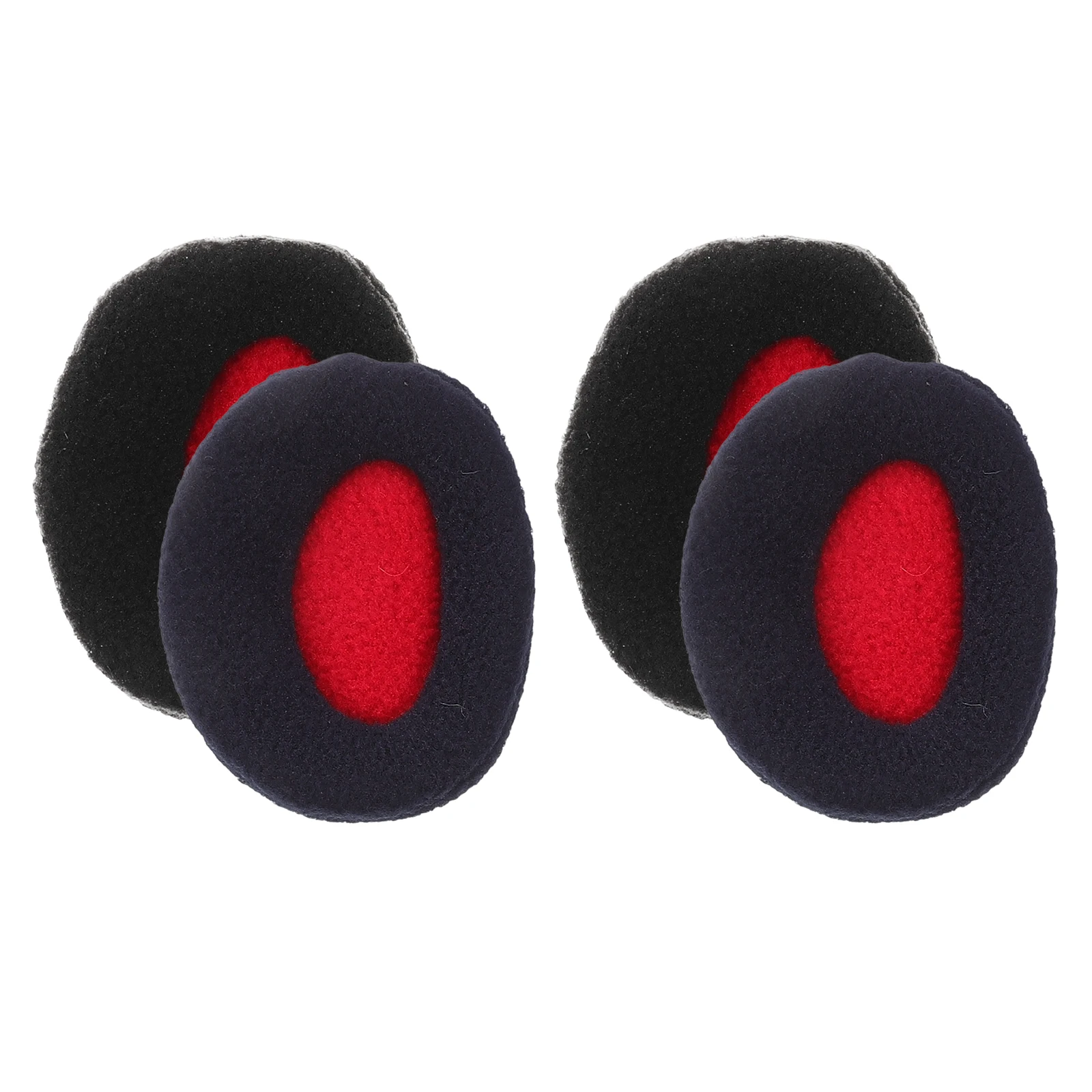 

2 Pcs Warm Earmuffs Fleece Ear Covers Winter Outdoor Men Women Black Navy Blue Anti Wind Cold Protection Ear Muffs