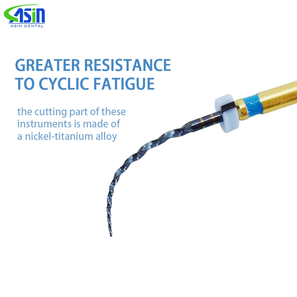 Dental 6pcs/Box Root Canal File Heat Activated Canal Root Files SX-F3 25mm Endo rotary files Dentist Tools Can Bend