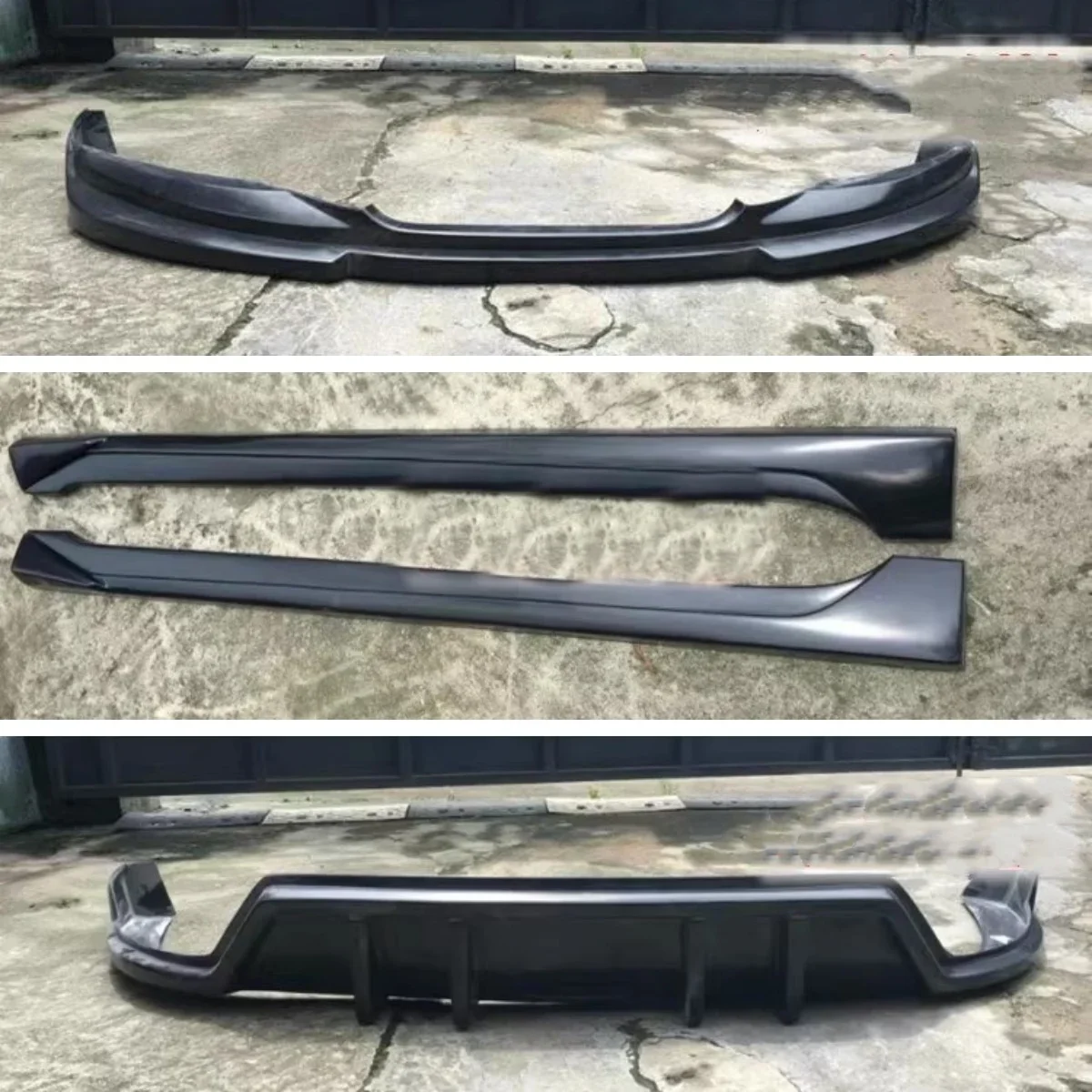 For Nissan lannia 16-20 modified Front Shovel Rear Lip Side Skirt Surround Body kit Car Accessories