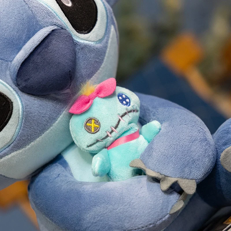 20/28 cm Originele Stitch Knuffel Mooie Gevulde Anime Stitch Met Scrump Pop Cartoon Knuffels Verjaardagscadeautjes Meisje Kinderen