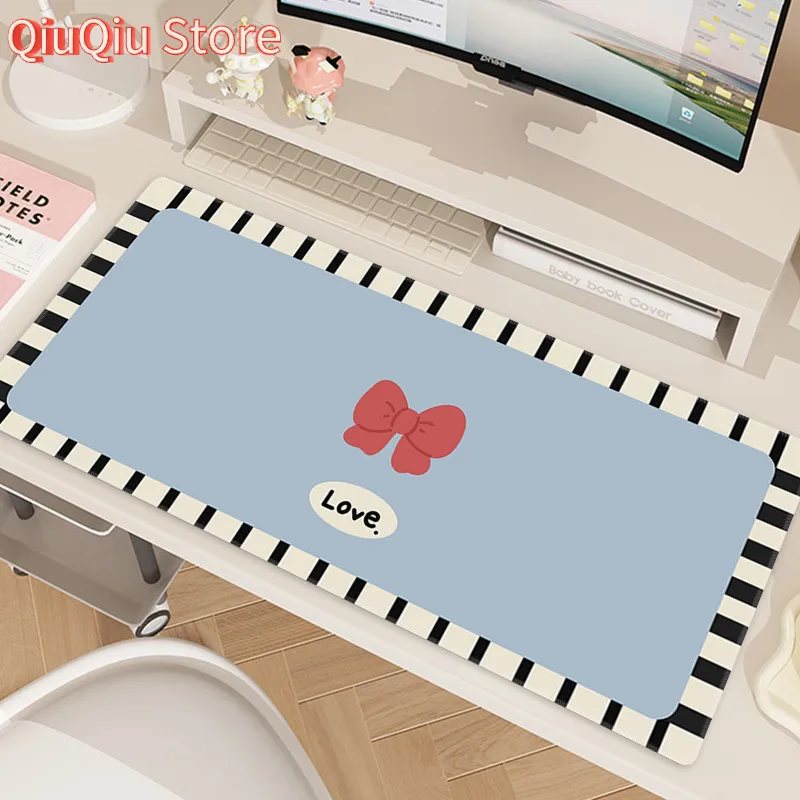 

Синий коврик для мыши с HD-печатью, водонепроницаемый коврик для мыши с большим швом, противоскользящий игровой коврик для мыши