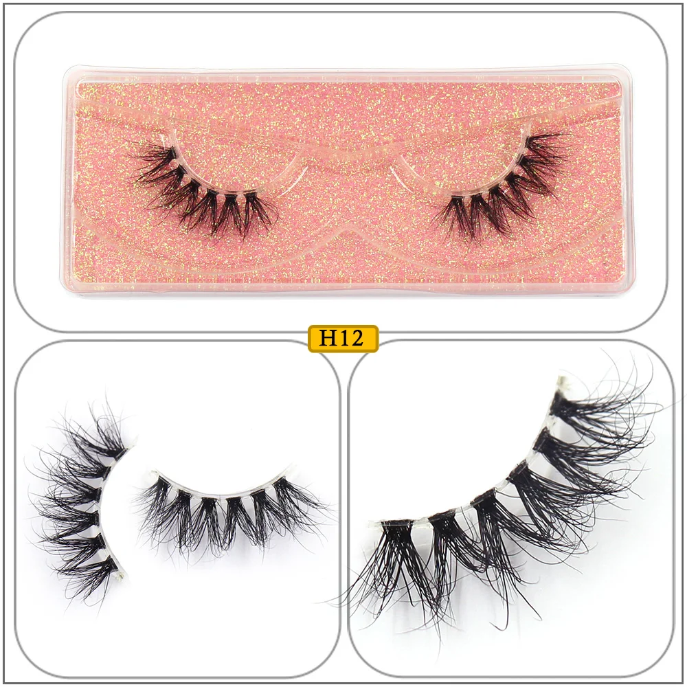 Half Lashes Strip Eyelashes Natural Soft Wispy False Eyelashes Natural Mink Lashes For Daily Makeup Eyelash Extension Fake Lashe