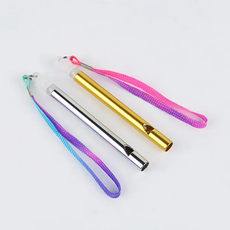 합금 휘슬 어린이 장난감 악기 실버 슬라이드 플루트 어린이 놀이용품 대량 축구 선물 소년 소녀용