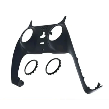 Concha preta sólida com anéis de destaque, clipe de substituição para controlador ps5 BDM-010/020/030/040