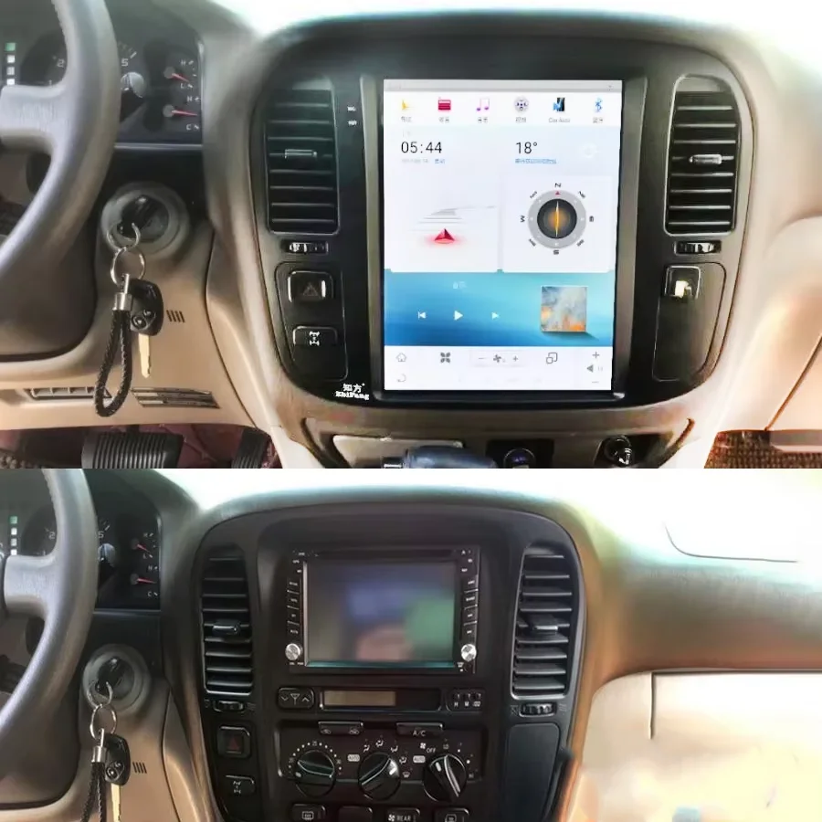 

Car Radio For Lexus Lx470 2004-2006 For Toyota Land Cruiser Lc 100 2003-2007 Android13 Auto Automotive Multimedia CarPlay 4G GPS