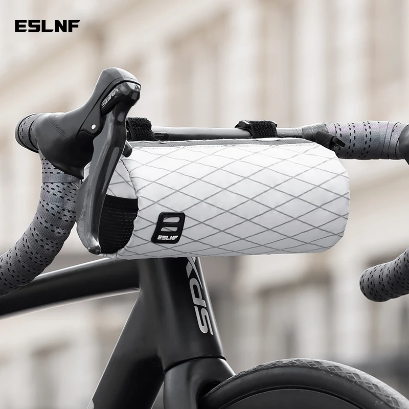 ESLNF Bolsa de manillar para bicicleta de carretera y bicicleta de montaña Bolsa de bicicleta de gran capacidad Bolso de hombro multifuncional de moda