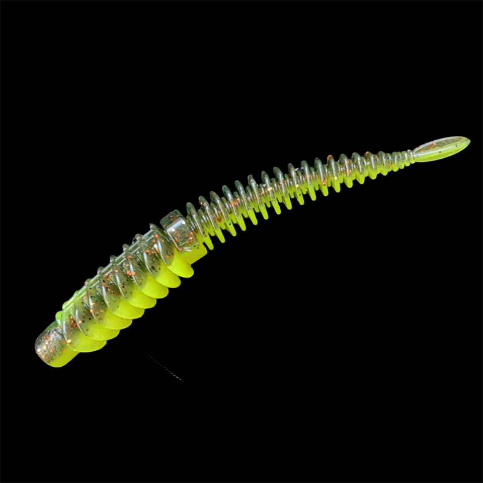 MUKUN worm bait soft bait  65mm 75mm fishing lures Smell with Salts Soft Silicone Fishing Lure  fishing bait