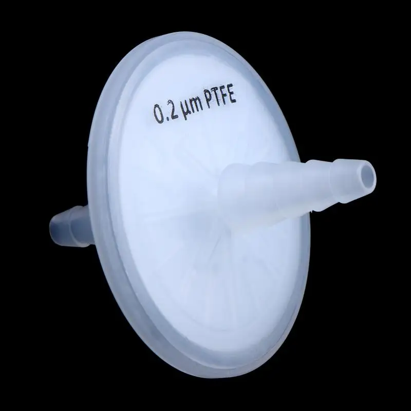 1pc Lab Biological Culture 50mm 0.22um Disposable Air Filter Aseptic Air Respiratory Filter With Hydrophobic Membrane