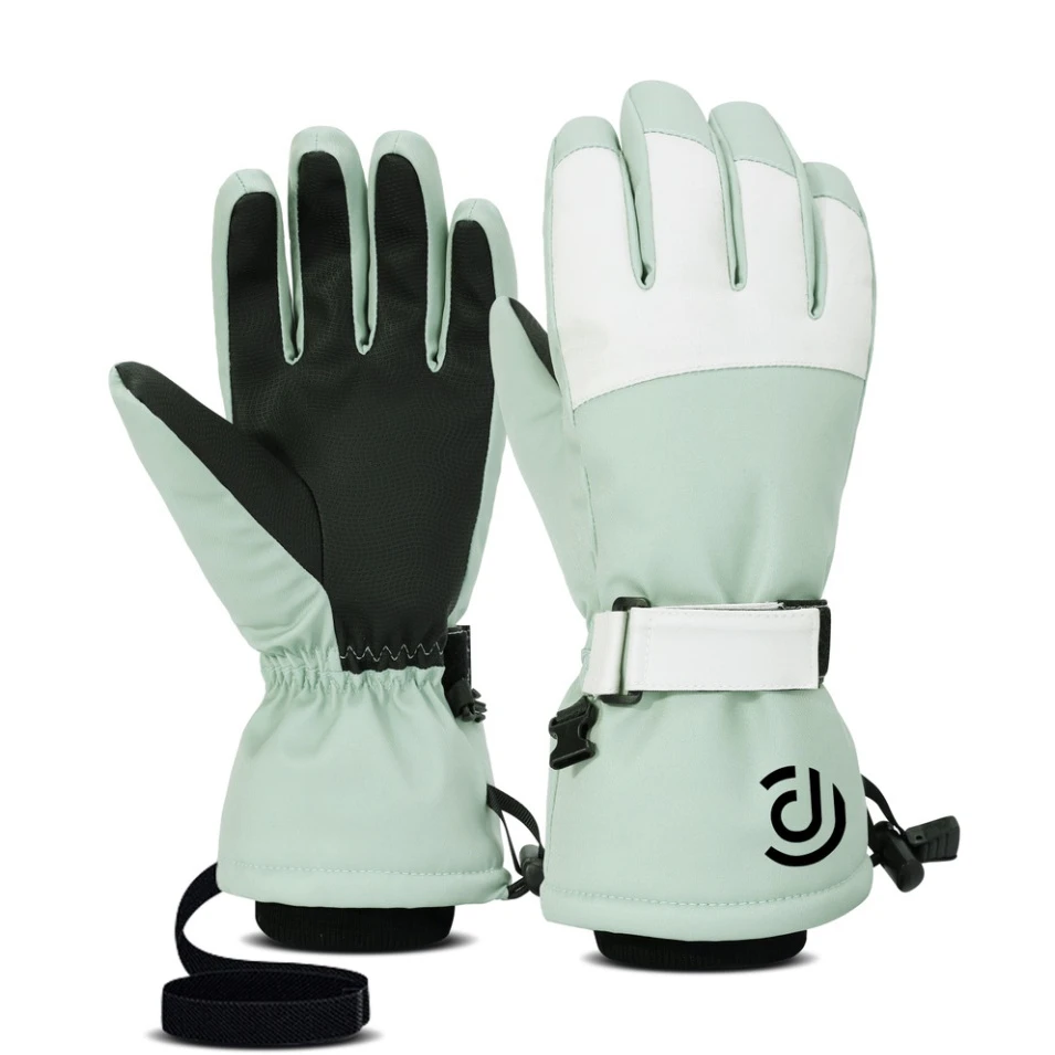 Guantes de esquí para hombre y mujer, manoplas impermeables con pantalla táctil, relleno de algodón cálido, para esquí, Snowboard, ciclismo,