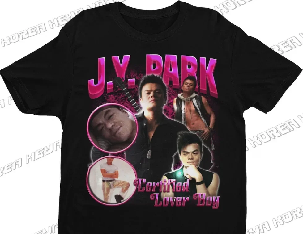 JYP Certified Lover Boy Park Jin young Kpop bootleegg meme T shirt