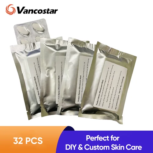 Imagen 1 del producto Máquina de mascarilla Facial, cápsulas de colágeno para automatización completa, bricolaje, frutas, verduras, cuidado Facial, fabricante de mascarillas, tabletas de cápsulas de belleza, 32 Uds.