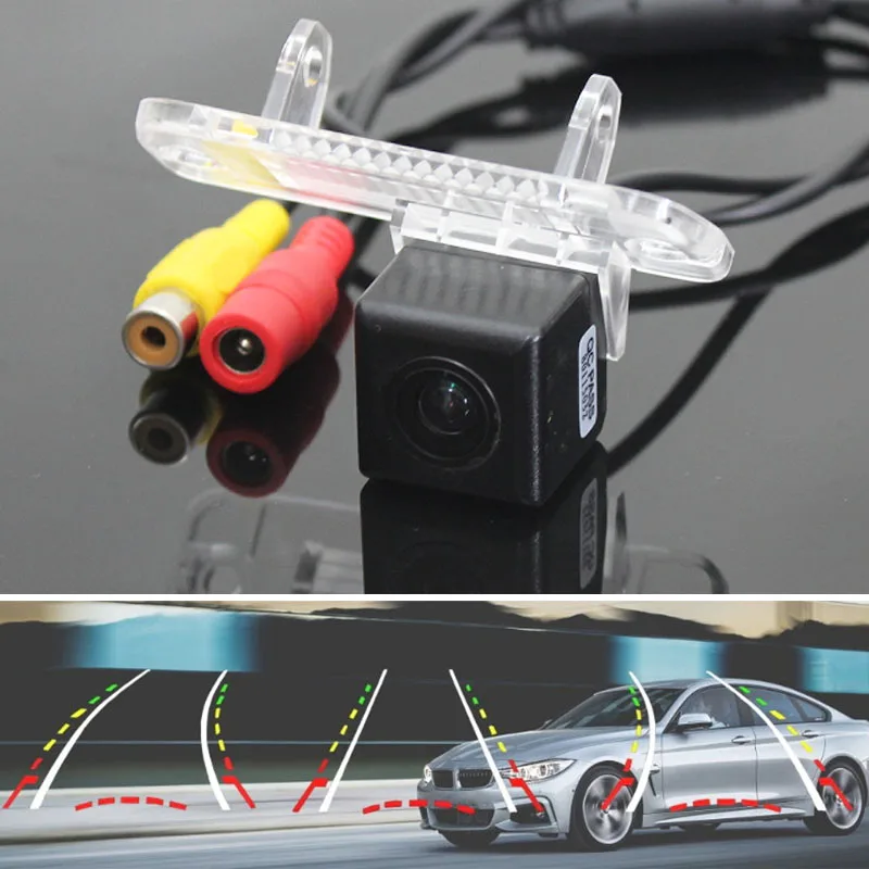 Car Intelligent Dynamic Trajectory Rear View Camera FOR Mercedes Benz SL Class R230 R W251 CLS Class W218 S W220 M ML W164 W166