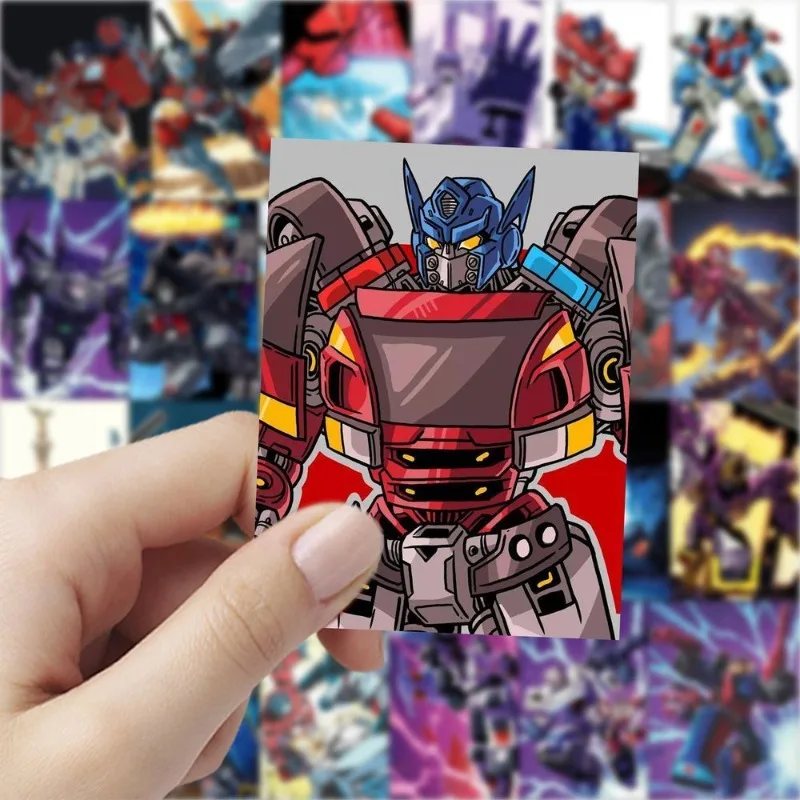 60PCS Transformers Optimus Prime Megatron Sentinel Prime Shockwave โทรศัพท์มือถือกรณีแล็ปท็อปกระเป๋าเดินทางแก้วกีตาร์สติกเกอร์